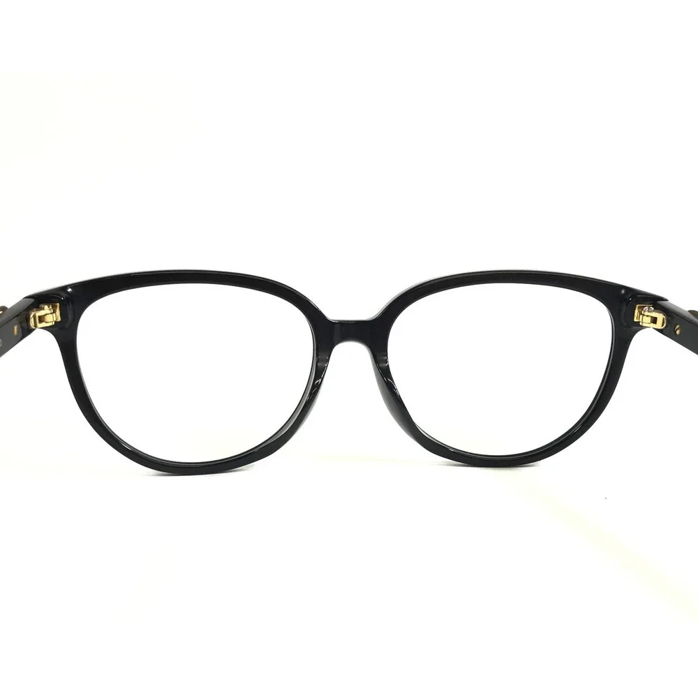 Coach Eyeglasses Frames HC6182F 5002 Shiny Black Gold Square Full Rim 55-17-140 - Picture 9 of 12